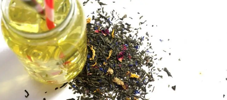 Mango and Bergamot Sencha Iced Tea Recipe 