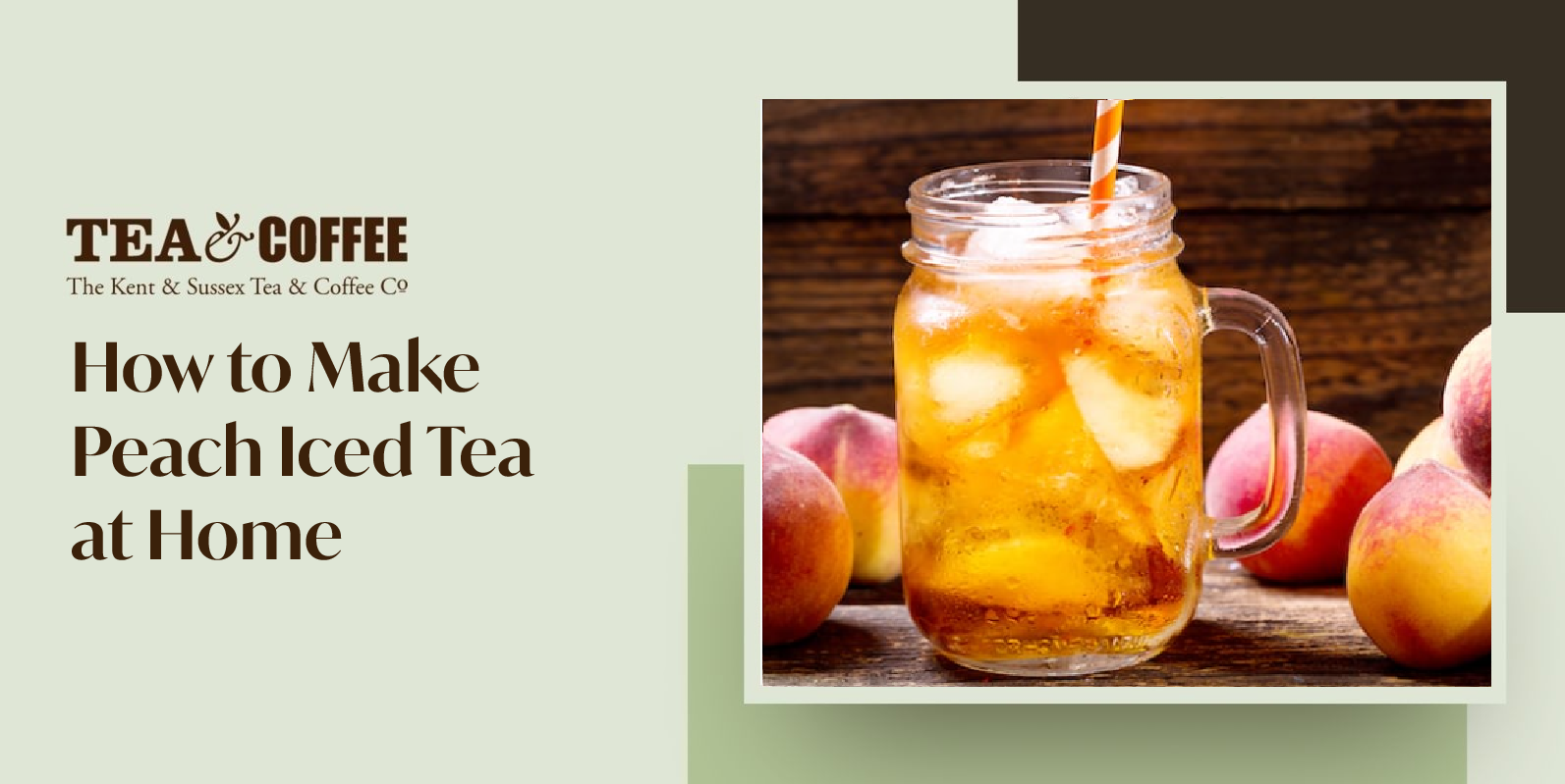 How to Make Peach Iced Tea