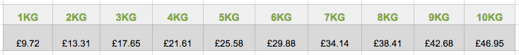 Shipping Cost to Russia - Zone 4
